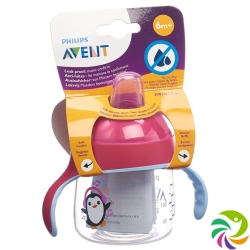 Avent Philips Schnabelbecher Sil 200ml Rosa Pingu