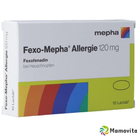 Fexo Mepha Allergie Lactab 120mg 10 Stück buy online