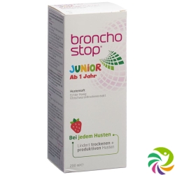 Bronchostop junior cough syrup bottle 200ml