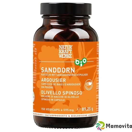 Naturkraftwerke Sanddorn Vegicaps Bio 150 Stück buy online