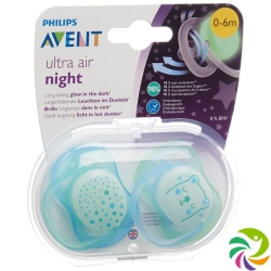 Avent Philips Schnul Ultra Air Ni 0-6m Boy Ste/kat