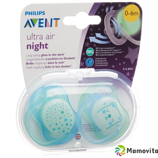 Avent Philips Schnul Ultra Air Ni 0-6m Boy Ste/kat buy online