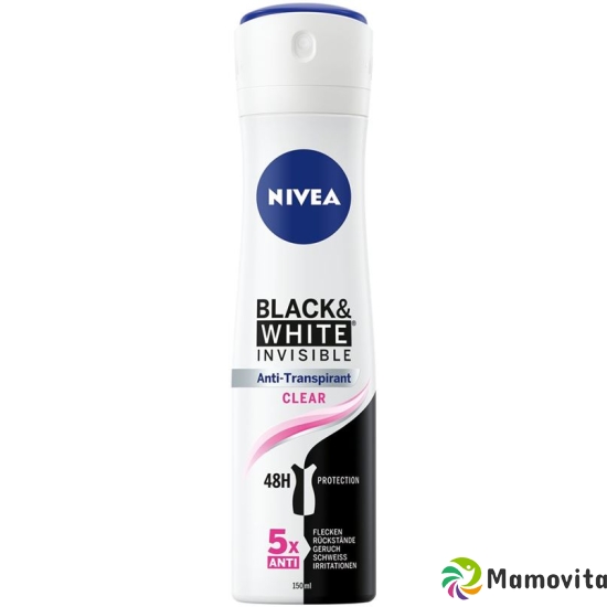 Nivea Female Deo Invi Bla&whi Aeros Cl Neu) 150ml buy online