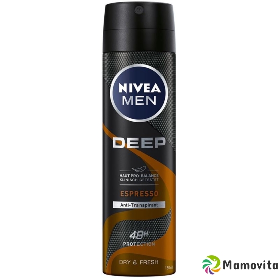 Nivea Male Deo Deep Aeros Espresso (n) Spray 150ml buy online