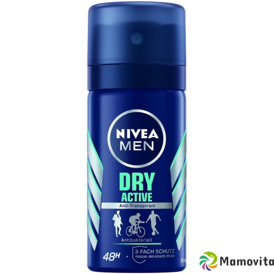 Nivea Male Deo Dry Active Aeros (neu) Spray 35ml buy online