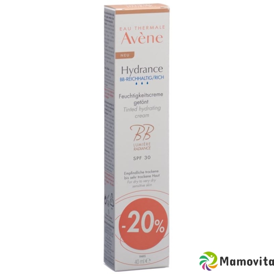 Avène Hydrance BB Reichhaltig SPF 30 -20% 40ml buy online