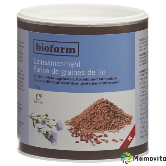 Biofarm Leinsamenmehl Knospe Ch 250g buy online