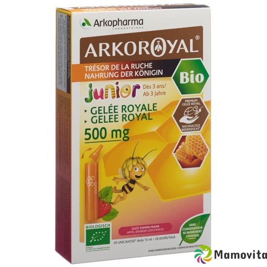 Arkoroyal Gelee Royale 500mg Jun Bio 20x 15ml buy online