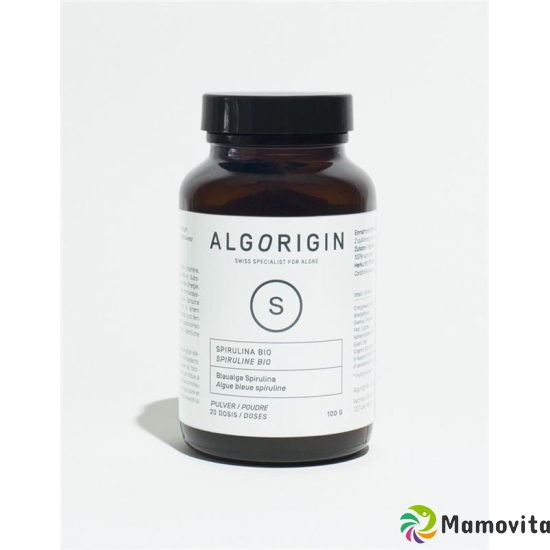 Algorigin Spirulina Pulver Bio Flasche 100g buy online