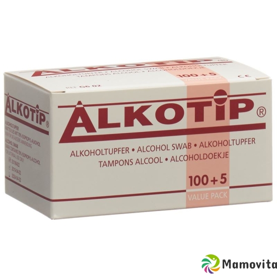 Alkotip Alkoholtupfer Unsteril 105 Stück buy online