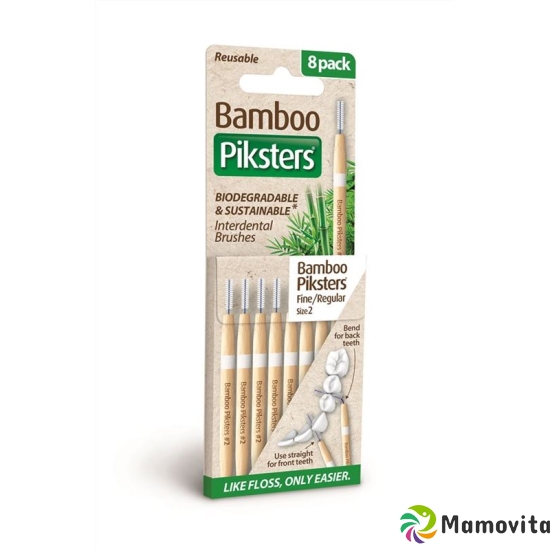 Piksters Bamboo 2 White 8 Stück buy online