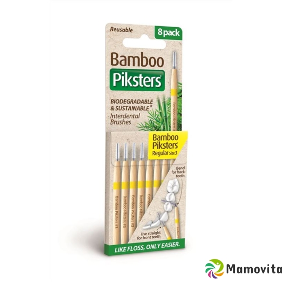 Piksters Bamboo 3 Yellow 8 Stück buy online