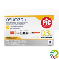 Pic Insumed Spritze Insulin 0.3ml Lu Nadel 30 Stück