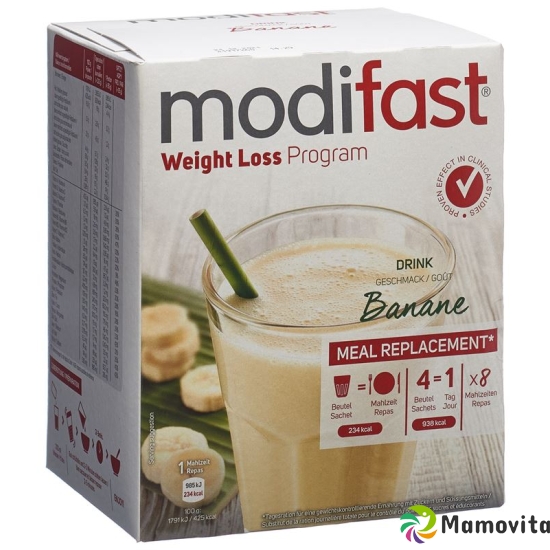 Modifast Programm Drink Banane 8x 55g buy online