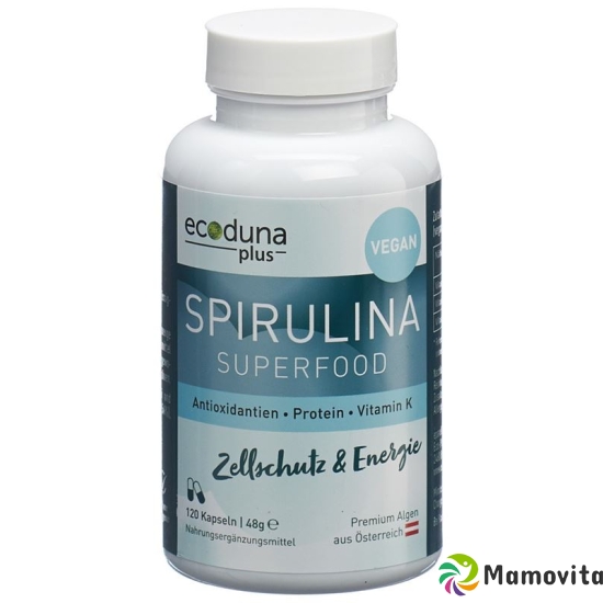 Ecoduna Plus Spirulina Kapseln Dose 120 Stück buy online