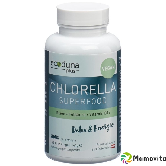 Ecoduna Plus Chlorella Tabletten Dose 360 Stück buy online