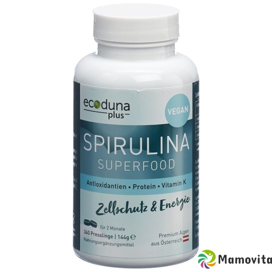 Ecoduna Plus Spirulina Tabletten Dose 360 Stück buy online