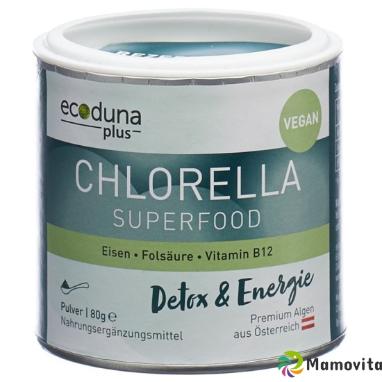 Ecoduna Plus Chlorella Pulver Dose 80g buy online