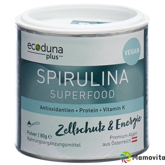 Ecoduna Plus Spirulina Pulver Dose 80g buy online