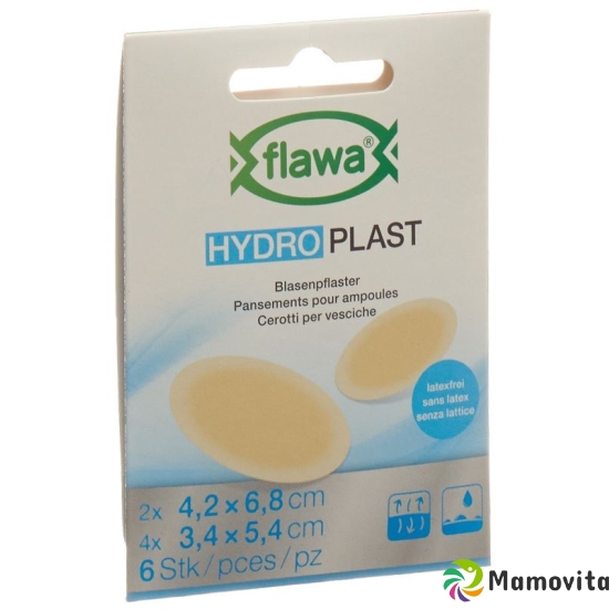 Flawa Hydro Plast Blister plaster 2 sizes 6 pieces buy online