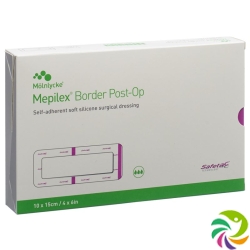 Mepilex Border Post OP 10x15cm 10 pcs