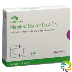 Mepilex Border Post OP 6x8cm (neu) 10 Stück