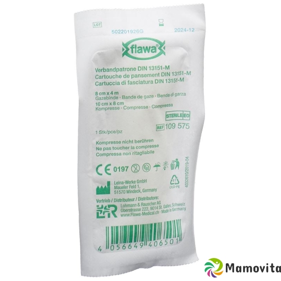 Flawa Association cartridge 8x10cm + 8cmx4m sterile buy online