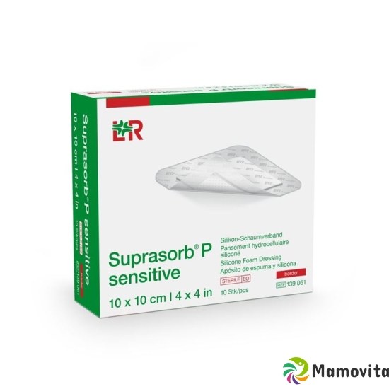 Suprasorb P Sensitive Border 10x10cm 10 Stück buy online