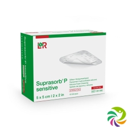 Suprasorb P Sensitive Border Lite 5x5cm 10 Stück