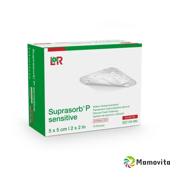 Suprasorb P Sensitive Border Lite 5x5cm 10 Stück buy online