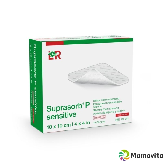 Suprasorb P Sensitive Non-Border 10x10cm 10 Stück buy online