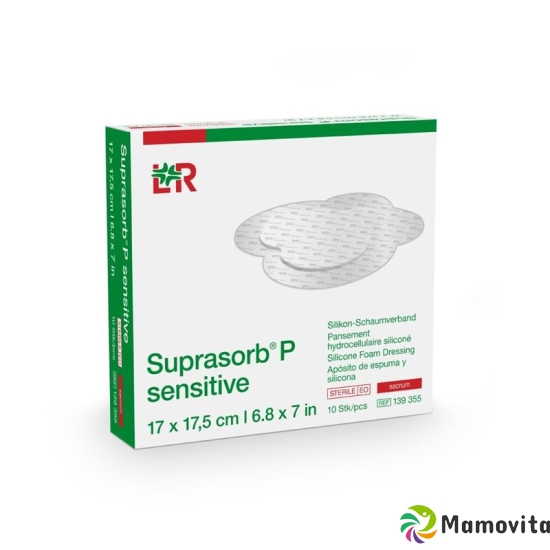 Suprasorb P Sensitive Border Sacr 17x17.5cm 10 Stück buy online