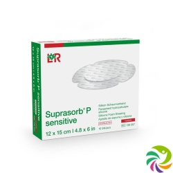 Suprasorb P Sensitive Border Multis 12x15cm 10 Stück