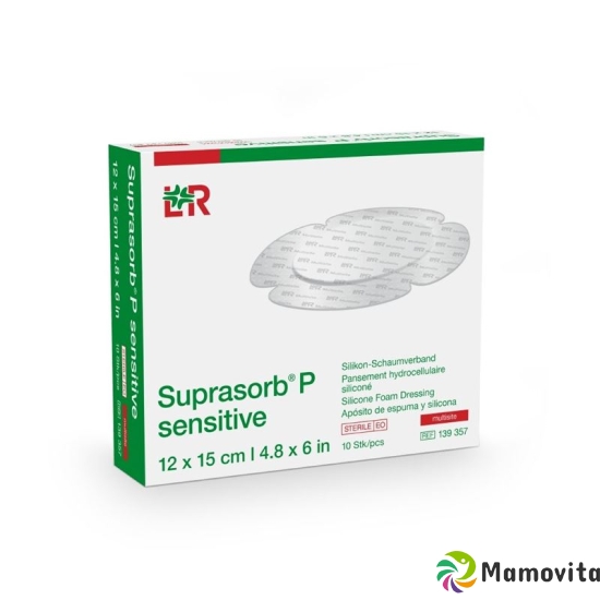 Suprasorb P Sensitive Border Multis 12x15cm 10 Stück buy online