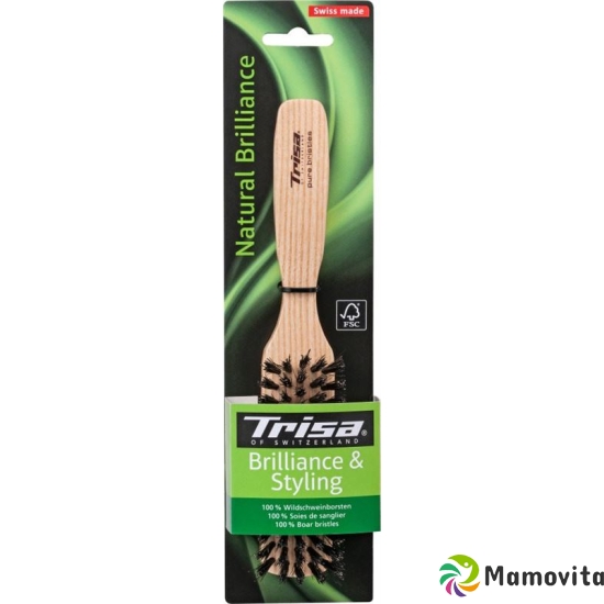 Trisa Natural Brilliance Hairbrush M buy online