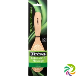 Trisa Natural Brilliance rubber brush wooden pencils