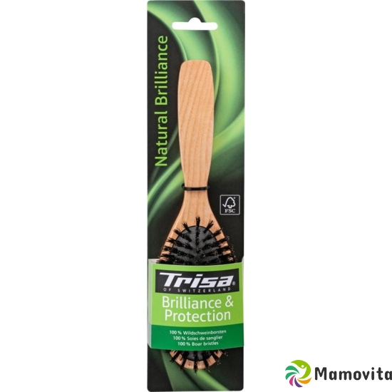 Trisa Natural Brilliance Hairbrush Pure bristles buy online