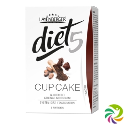 Layenberger Diet5 Cup Cake Schoko 5x 45g