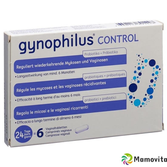 Gynophilus Control vaginal tablets 6 pieces buy online