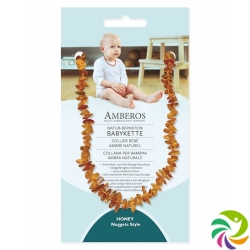 Amberos natural amber necklace Baby Nuggets Honey