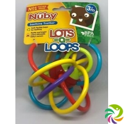 Nuby Lots A Loops rattle teether 6m+