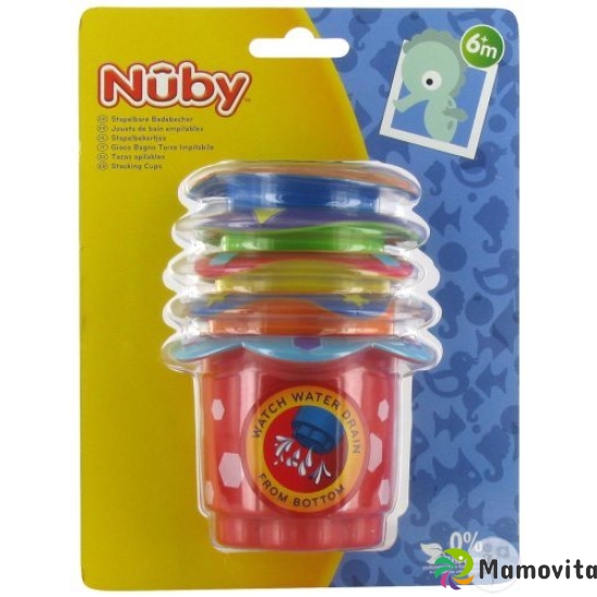 Nuby Badebecher Bunt 6m+ buy online