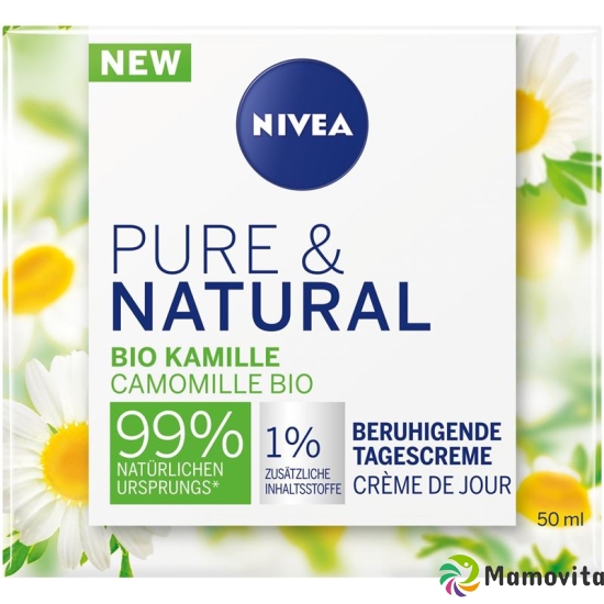 Nivea Pure & Natural Sens Tagescreme Kam Bio 50ml buy online