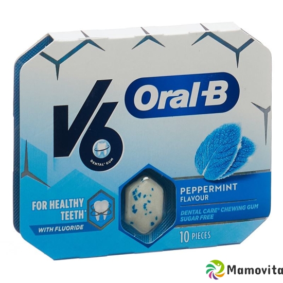 V6 Oralb Kaugummi Peppermint Blister 10 Stück buy online