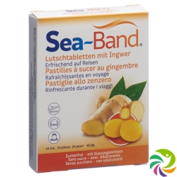 Sea-band Ginger lozenges 24 pieces