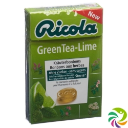 Ricola Greentea-Lime Oz M Stevia Box 50g