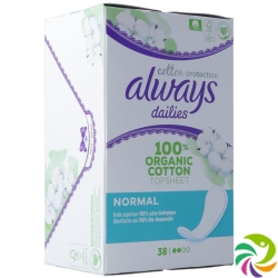 Always Panty liner Cotton Protection Normal 38 pieces