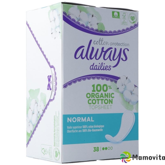 Always Panty liner Cotton Protection Normal 38 pieces buy online