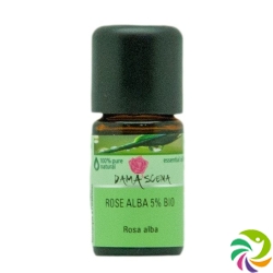 Damascena Rose Alba 5% Ätherisches Öl Weingeist Bio 5ml