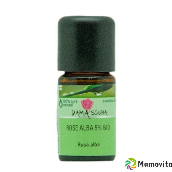 Damascena Rose Alba 5% Ätherisches Öl Weingeist Bio 5ml buy online